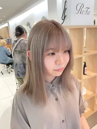 ロング nuu 栄所属・🧸SAKI🎀 韓国レイヤーのヘアスタイル