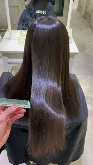 ロング 🟠髪質改善縮毛矯正 YUTO🟠のヘアスタイル