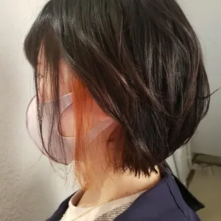 ショート 🇰🇷透明感×ハイ トーン🌟tomoのヘアスタイル