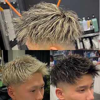 ショート カラー パーマ メンズ damdee tokyo北千住店所属・TSUNE 【メンズ･北千住】のヘアスタイル