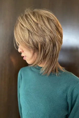 ミディアム SHIRObynico所属・山崎 洋平のヘアスタイル