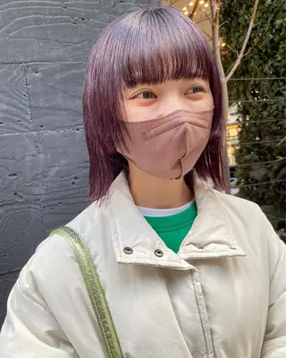 ショート カラー やまもと さえのヘアスタイル