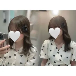 セミロング ゆ ら　⛓🩶のヘアスタイル