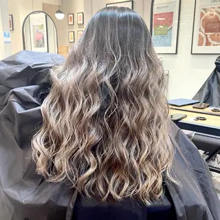 セミロング カラー ヘアアレンジ アンドウ ユウ/ レイヤーカット/韓国のヘアスタイル