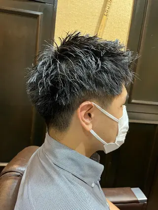 ショート メンズ UNTRACE -BARBER SHOP所属・工藤 千織のヘアスタイル