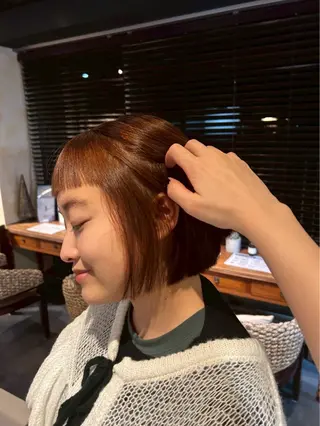 ショート 茅ヶ崎/ブリーチ/ カラー/かえでのヘアスタイル