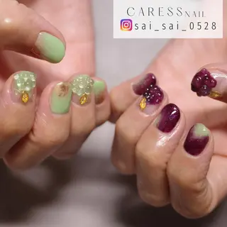 ネイル caress  nail カレスネイル　代々木上原所属・カレスネイル さいのネイルデザイン