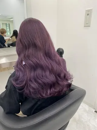 セミロング パーマ ヘアアレンジ メンズ ネイル マツエク・マツパ ブリーチなし透明感 カラー/MISANOのヘアスタイル