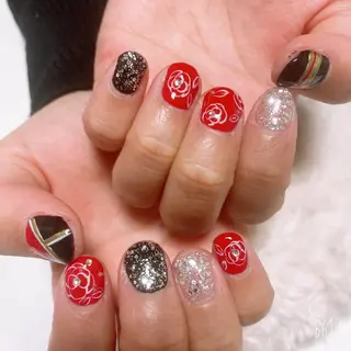 ネイル The Best Beauty受付担当のヘアスタイル