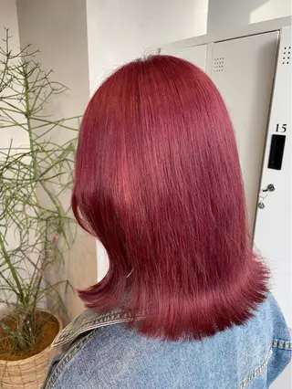 ミディアム カラー 渋谷レイヤーカット/ 暖色艶カラー🩵高橋のヘアスタイル