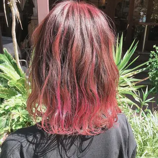 ミディアム カラー enntaku 新宿所属・MASANA 🎱ディレクターのヘアスタイル