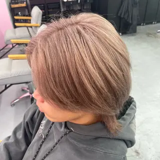 カラー メンズ メンズ特化/パーマ/ ブリーチ/福島 千颯のヘアスタイル