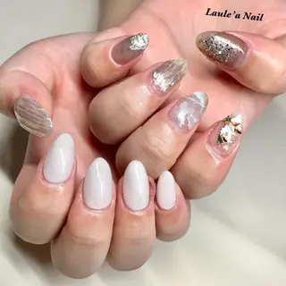 ロング カラー ネイル マツエク・マツパ 福田 加奈のネイルデザイン