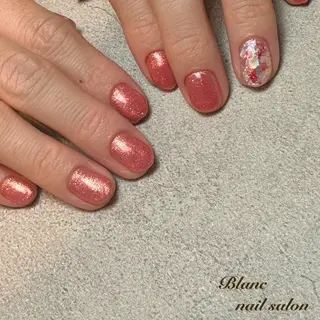 ショート Blanc ブランのネイルデザイン