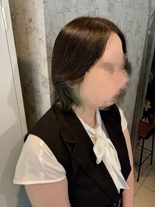 ショート カラー 髪質改善韓国レイヤー /カラー/miyuのヘアスタイル