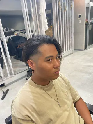 ミディアム パーマ メンズ 🐉『メンズ美容師』 吉田龍星🐉のヘアスタイル