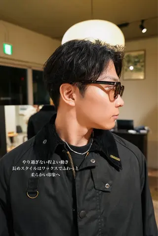メンズ メンズパーマ いしだ りょうのヘアスタイル