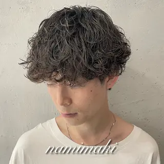 パーマ メンズ 横浜メンズパーマ🔥 大野賢人のヘアスタイル