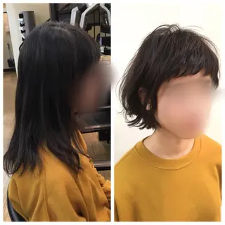 ショート パーマ 萌花　moeka /韓国/レイヤーのヘアスタイル