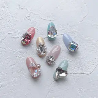 ネイル ネイル空間所属・muguet🎀 nailのネイルデザイン