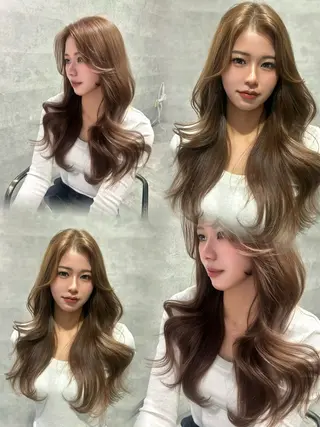 ロング _WHITE難波店[アンダーバーホワイト]所属・艶カラー/髪質改善 /韓国風/中村嘉秀のヘアスタイル