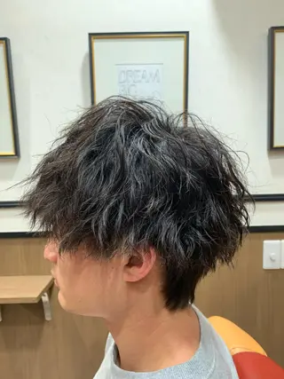 ミディアム パーマ メンズ mod's hair men所属・モッズヘアメン 我喜屋秀人のヘアスタイル
