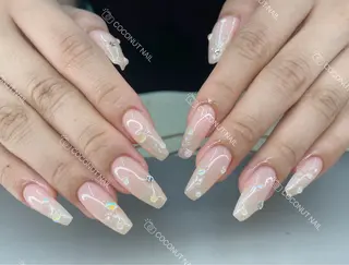 ネイル 神田 ココナッツのネイルデザイン