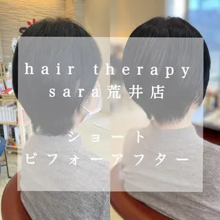 ショート カラー パーマ メンズ キッズ マツエク・マツパ sara 荒井店のヘアスタイル