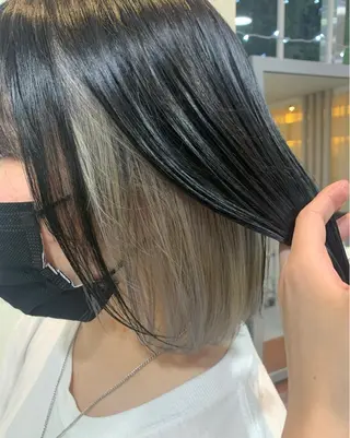 ミディアム カラー キルンサンピアン所属・ナチュラルカラー 児玉優香のヘアスタイル