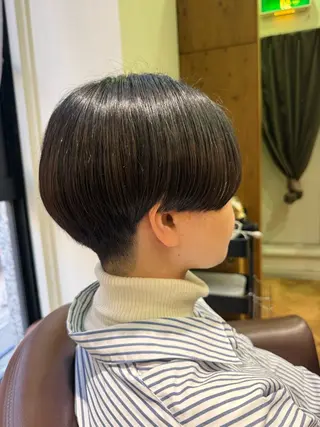 ショート 溝口 槙里也のヘアスタイル