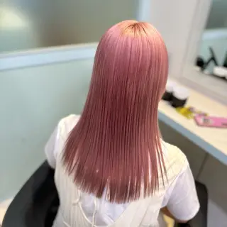 ロング カラー 暖色🩷透明感カラー ♡Maika♡のヘアスタイル