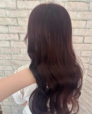 ロング カラー 韓国レイヤー 暖色カラー/さくらのヘアスタイル