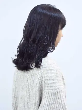 ミディアム カラー 【Atem 大町店】 永森　優里花のヘアスタイル