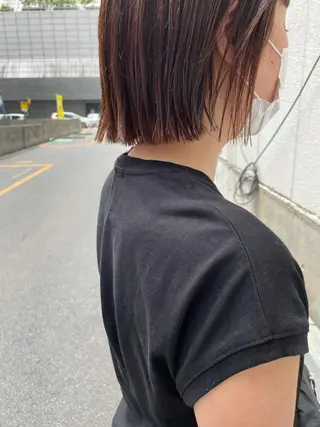 ミディアム さの あやねのヘアスタイル