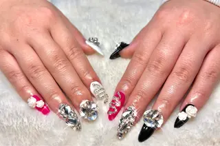 ロング kurumi nailのネイルデザイン