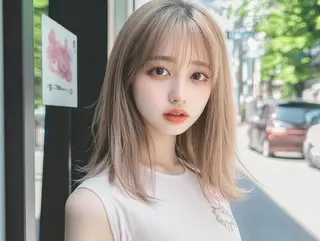 カラー GiseL kotoneのヘアスタイル