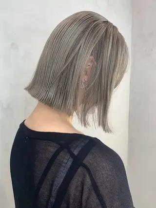 ショート album銀座店所属・ブリーチ特化/ 銀座/シンヤのヘアスタイル