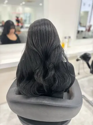 ロング まろっと艶感ブラウン ベージュ🤍まなかのヘアスタイル