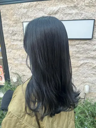 セミロング カラー ✨透明感カラー✨ 🦖佐々木未来🦕のヘアスタイル