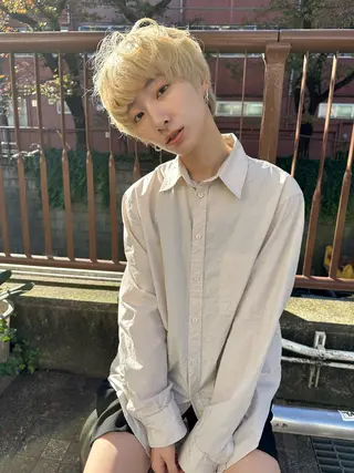 ショート パーマ指名No. 1 磯飛⭐️慎之介のヘアスタイル