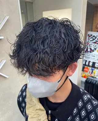 パーマ メンズ 新宿【メンズパーマ】 塩澤太一のヘアスタイル
