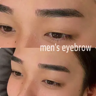 メンズ アイブロウ 内田 心のマツエク・マツパデザイン