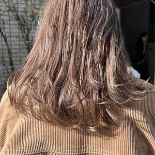 ロング カラー ベージュ/アレンジ /横浜/杉本千夏のヘアスタイル