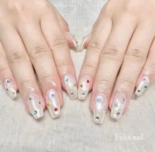 ネイル フェリックスネイル 大人綺麗/トレンドのネイルデザイン