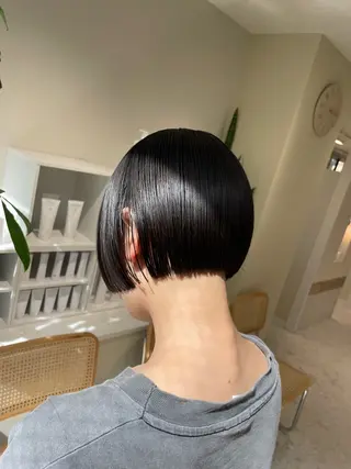 ショート 🩰ニシムラヒカリ 半個室salon♡*のヘアスタイル