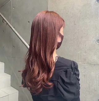 カラー 盛山 莉々華のヘアスタイル