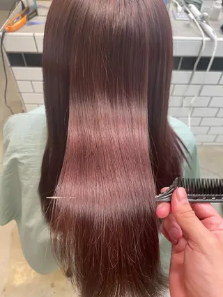 ロング カラー 🦄垢抜けボブ特化× 暖色カラー未来🦄のヘアスタイル