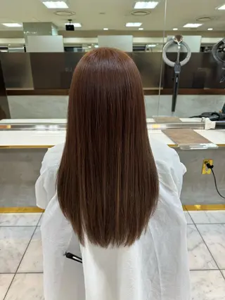 ロング カラー ラカリテ所属・渋谷 りなのヘアスタイル
