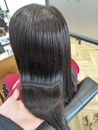 ミディアム ✨METEO導入店✨ 髪質改善×縮毛矯正のヘアスタイル