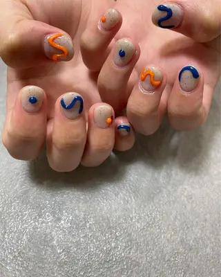 ネイル kiii.__ ✴︎*のネイルデザイン